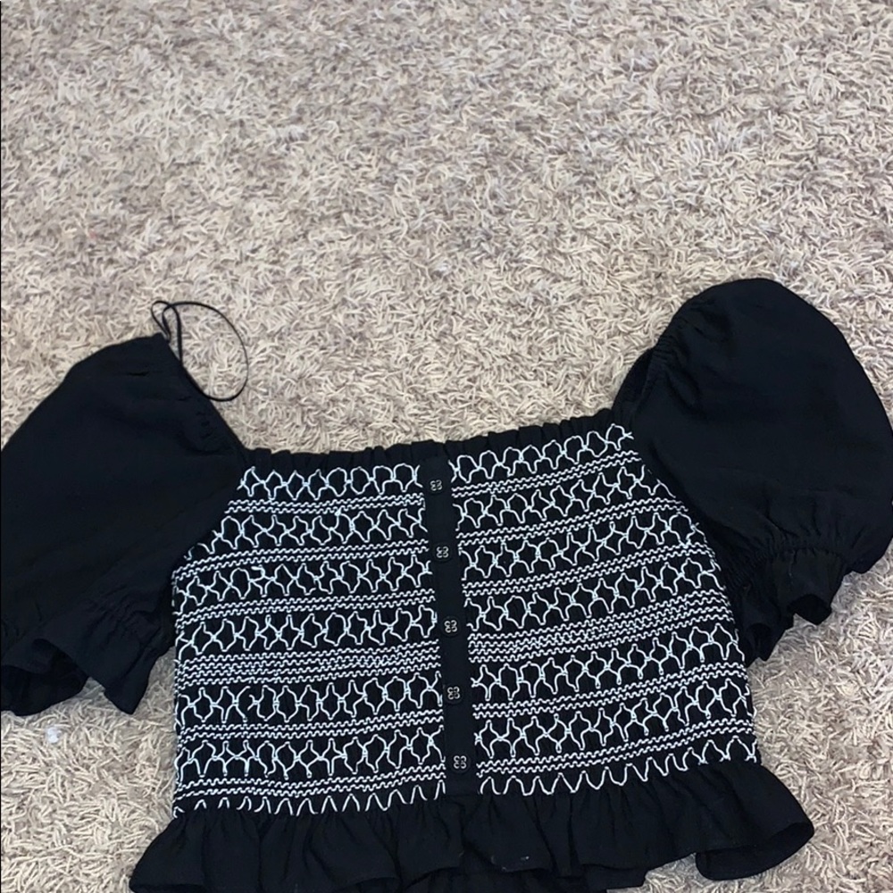 Stretchy brand new off the shoulder tee